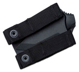 Ka-Bar TDI Law Enforcement Officer Black AUS-8A Serrated Tanto Fixed Knife 1485