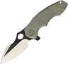WE KNIFE CO Framelock Green Titanium Handle Stainless Folding Blade Knife 605I
