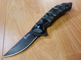 Bad Blood Kendrick Spiraling Demise G10 Linerlock Folding Knife 0103K
