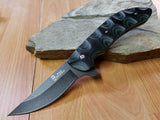 Bad Blood Kendrick Spiraling Demise G10 Linerlock Folding Knife 0103K