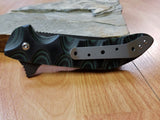 Bad Blood Kendrick Spiraling Demise G10 Linerlock Folding Knife 0103K