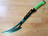 zombie machete green