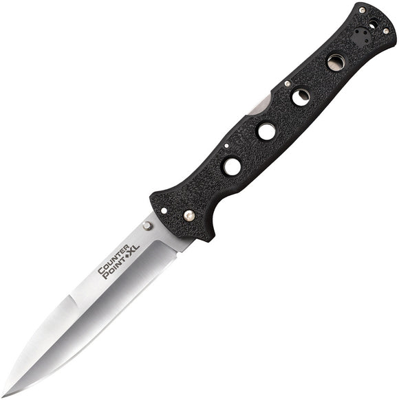 Cold Steel Counter Point XL AUS10A Black Handle Stainless Folding Knife