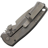 DPx Gear HEST/F Urban MilSpec Framelock Black & Gray Folding Knife XHSF061   - On Sale