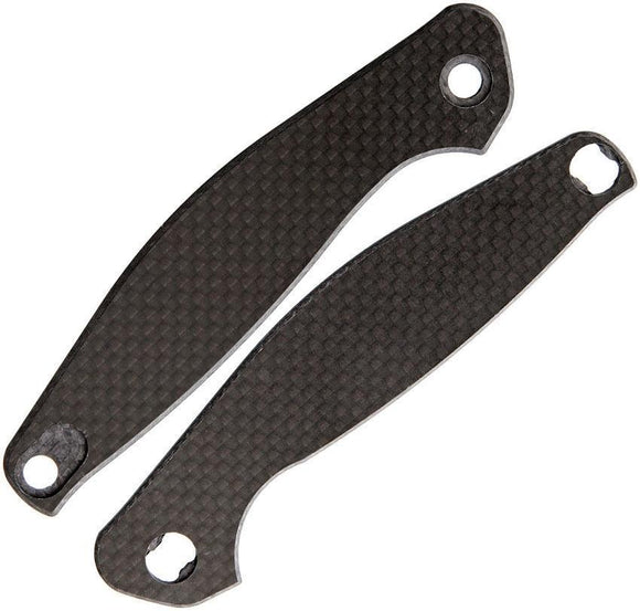 Real Steel E771 Black Carbon Fiber 2-Handle Slabs & Backspacer Knife Set