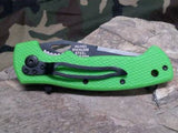 Master Folding Spring Assisted Knife Green - A003GN