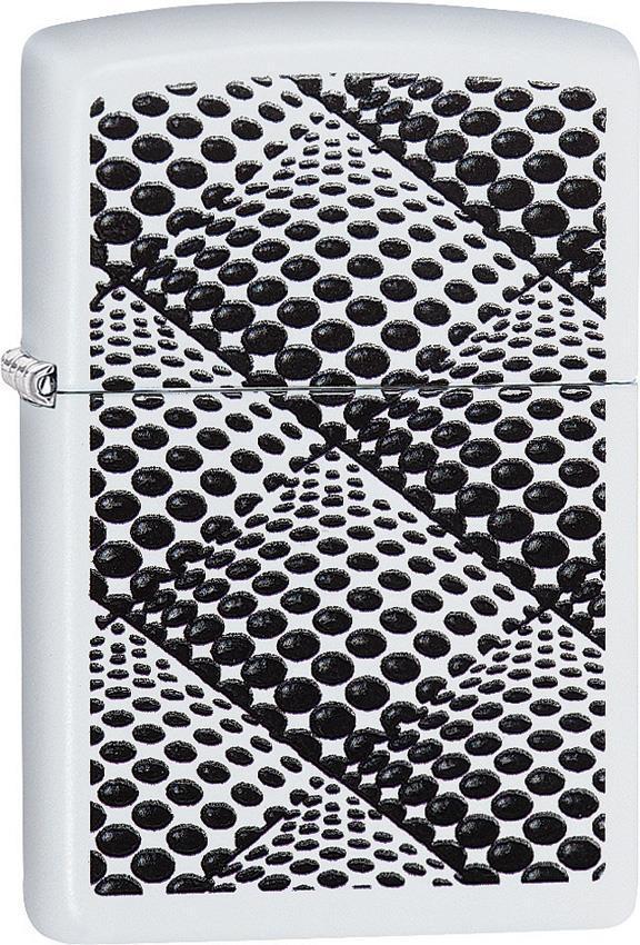 Zippo Lighter Dots and Boxes Pattern Windproof USA New
