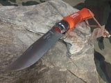 Opinel Trekking Tangerine No #7 Wood Folding Knife - 1443