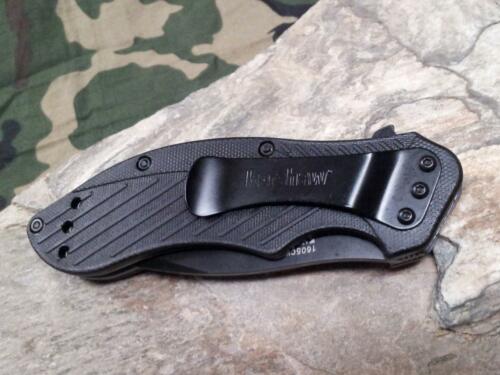  Kershaw Clash Pocket Knife, Black Serrated (1605CKTST