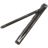 Jesse James Nomad Swing Blade Black Titanium Handle Folding Tanto Knife KC1B