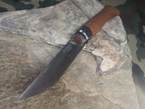Opinel Walnut Knife No 6 # Folding Pocket Stainless France - 0982