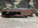 Ontario OKC RAT I Coyote Brown Folding Pocket Knife  -  8848CB