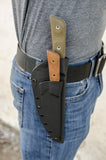 TOPS Set of 2 Frog Market Special Combo Fixed Steel Blade Knives + Sheath FMSCMB