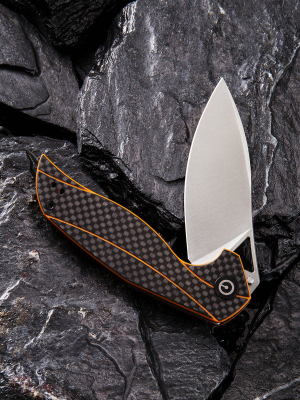 ｖｉｖｉｖｉｖｉ❤️ CIVIVI Anthropos Flipper Knife G10 & Carbon Fiber Handle