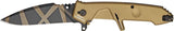 Extrema Ratio MF2 Desert Tan Warfare Geo-Camo N690 Folding Pocket Knife