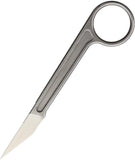 Bastinelli Creations Picoeur Satin/Stonewash Stainless Fixed Blade Knife