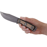 CRKT Ruger Tan Powder Keg Straight Clip Point Hunting Knife