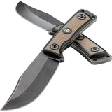 CRKT Ruger Tan Powder Keg Straight Clip Point Hunting Knife