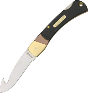 SCHRADE 8.5" Old Timer Delrin Guthook Lockback Folding Pocket Knife Knife
