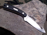 Schrade Old Timer Guthook Skinner Knife Fixed 7 1/4" Stainless - 158OT