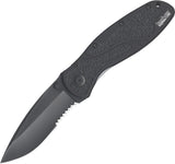 Kershaw Blur Linerlock A/O Half Serrated Blade Ken Onion Folding Knife