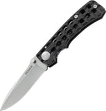 CRKT Ruger Go N Heavy Linerlock Black Aluminum Drop Pt Folding Pocket Knife