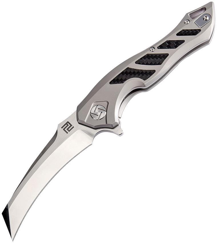 Silver Eagle Inlaid Browning knife