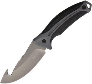 Kershaw 9.5" Large Titanium Coated Guthook Clam Packed Fixed Blade Knife