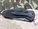 Kershaw Blur Linerlock A/O Knife Stonewash S30V Stainless 4.5" - 1670S30V