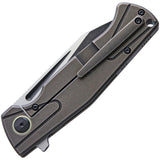 Bestech Horus Titanium Framelock Black Bronze S35VN Flipper Knife 1901A