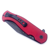 Tools for Gents TFG Eastwood Linerlock Red Aluminum Folding D2 Steel Knife 91835   - On Sale