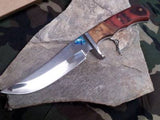 Elk Ridge 9.5" Fixed Blade Hunter Knife w/ Cocobolo Wood - 085