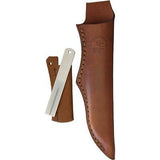 Karesuando Kniven Galten EX Damascus Steel Walnut Handle Fixed Knife 3509DW