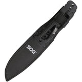 SOG Three Piece Black Fixed Blade Paracord Handle Throwing Knives Set F041TNCP
