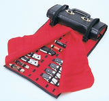 United Cutlery Knife Roll  50-60 Knives Case Black w/ Red Felt Lining -1183