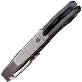We Knife Co Arrakis Framelock Carbon Fiber Titanium Folding M390 Knife 906cfd