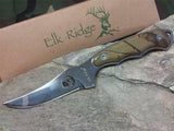 Elk Ridge Camo Fixed Blade 7" Knife 059CA
