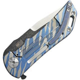 Darrel Ralph Dominator CF Tiger Bowie Carbon Fiber Folding Knife DDR 027