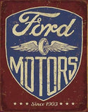 Ford Motors Car Automobile Brand Since 1903 Tin Sign 2205