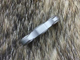 WE KNIFE Fidget Spinner Yin Yang Matte Gray Titanium Hand Top Ceramic 2" - S01C