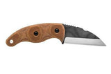TOPS Knives Little Bugger Tan Fixed Neck Knife w/ Kydex Sheath 5.75" LILB01
