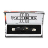 Rough Rider Titanium Series Congress Black Smooth Bone Folding Pocket Knife 1787