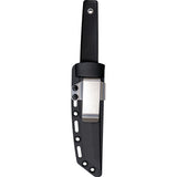 Cold Steel Kobun Stainless Fixed Tanto Blade Black Handle Knife + Sheath 17T