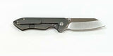 Kizer 7.5" Guru Gray Titanium Pocket Satin Sheepsfoot S35VN Folding Blade Knife 3504A1