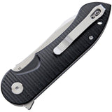 Bestech Torpedo Black G10 D2 Steel Stonewash Folding Knife G17A1