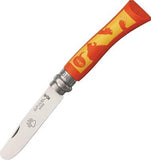 Opinel Childs My First Opinel Folding Blade Lion Artwork Wood Handle Knife 01701