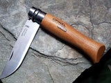 Opinel Beechwood Folding Pocket Utility Knife No 9 Vrn9 - 13090