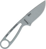 ESEE Izula Gray One Piece Fixed Blade Skeletonized Handle Knife + Kit ISPCK