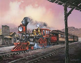 Train Station Rollin Thru Man Cave Retro Nostalgic Metal Tin Sign 1031