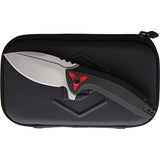BRS BladeRunner Systems Apache E Volve Folding Black and Red Folding Flipper Knife 002